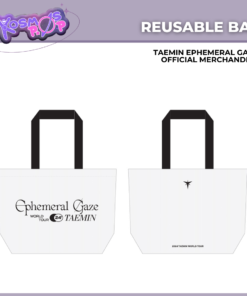 TAEMIN - Reusable Bag | (2024 WORLD TOUR [EPHEMERAL GAZE] OFFICIAL MD)