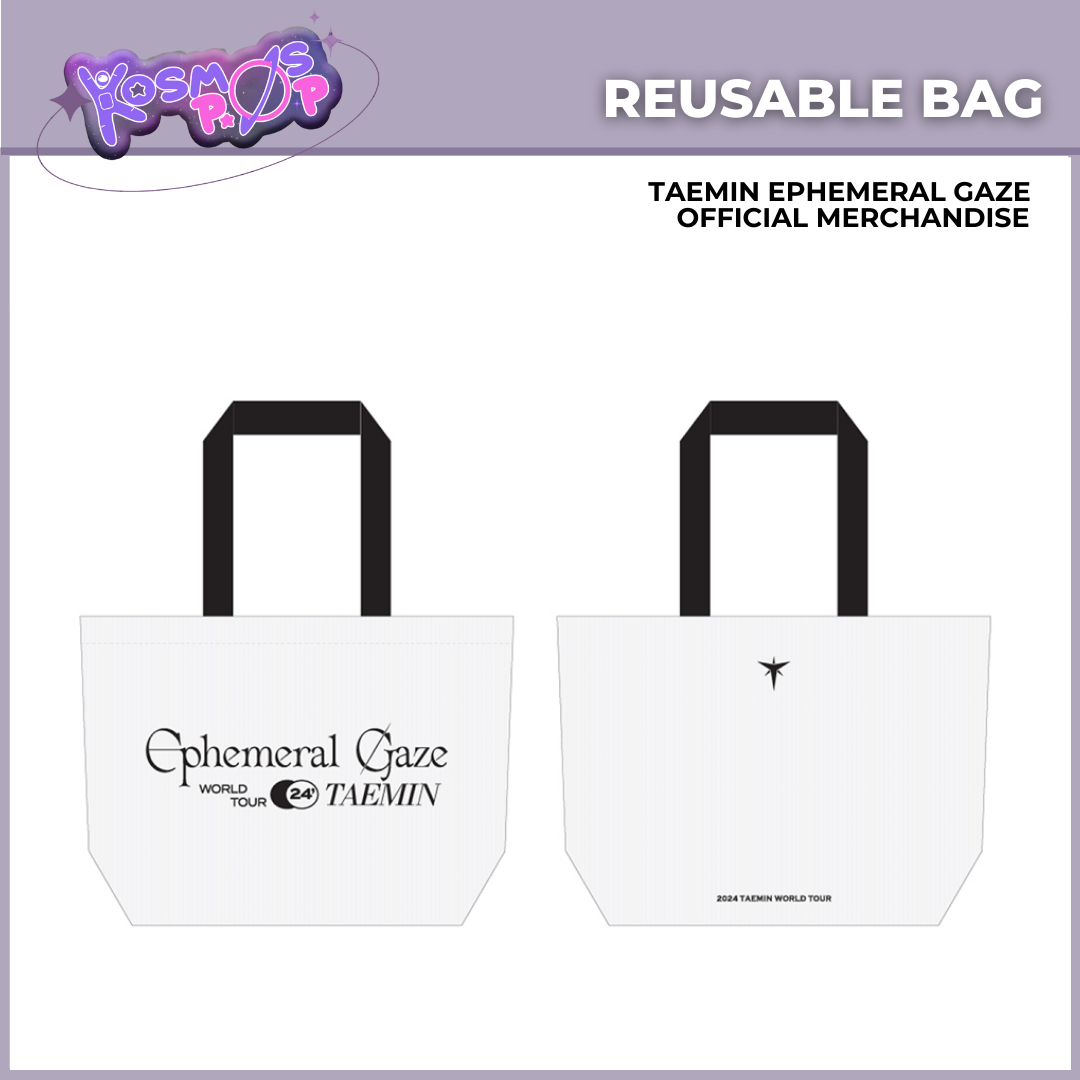 TAEMIN – Reusable Bag | (2024 WORLD TOUR [EPHEMERAL GAZE] OFFICIAL